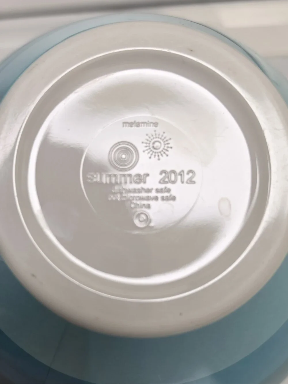 🥣 Target Summer 2012 Small Melamine Bowl Blue Stripes